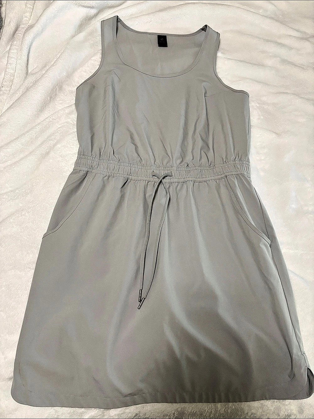 Skechers Sleeveless Mini Dress in Gray Size XS Like New